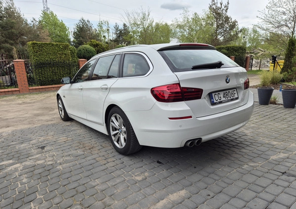 BMW Seria 5 cena 66900 przebieg: 204600, rok produkcji 2014 z Grudziądz małe 154